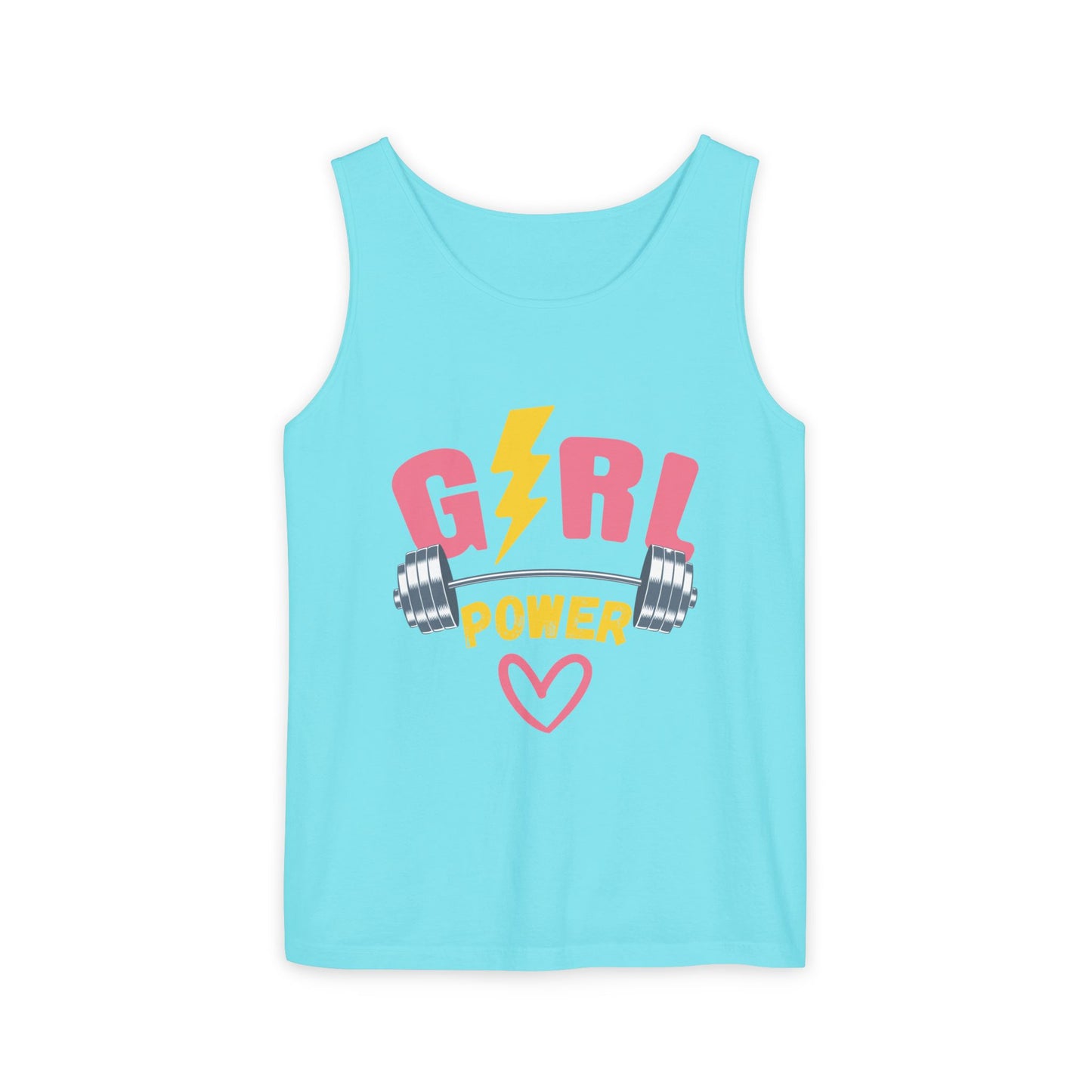 Empower Her: Girl Power Garment Dyed Tank Top