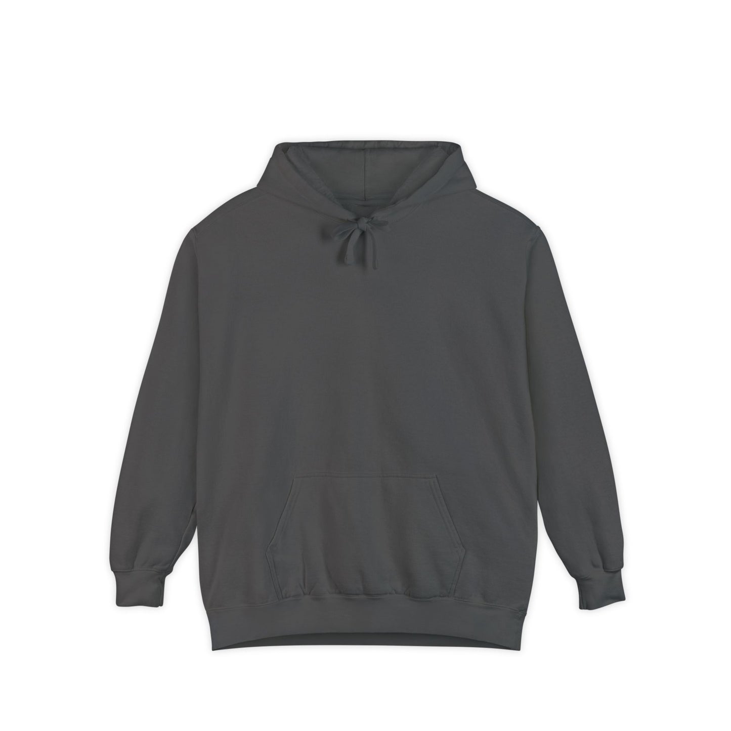 Bookish Latino Garment-Dyed Hoodie with Candles and Books Design