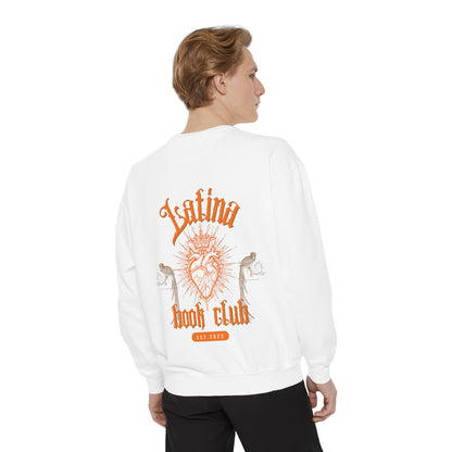 Latina Book Club Sweatshirt with Heart Anatomy Design