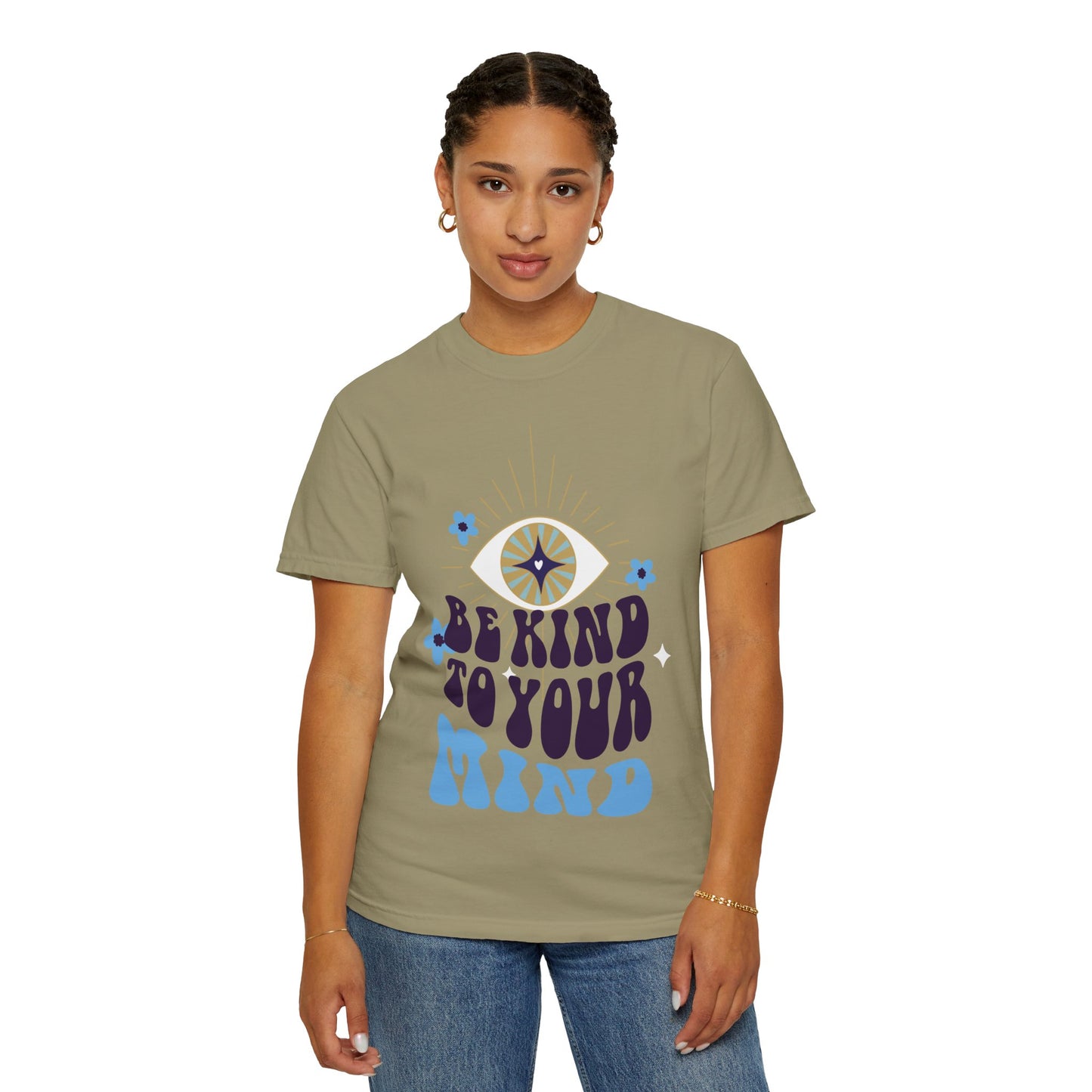 Mindful Eye Unisex T-shirt - Be Kind to Your Mind Design