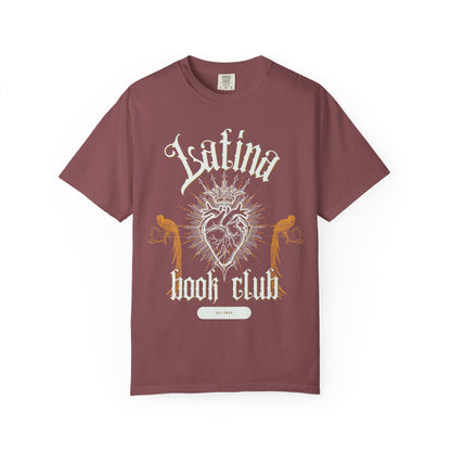 Latina Book Club T-shirt with Heart Anatomy Design