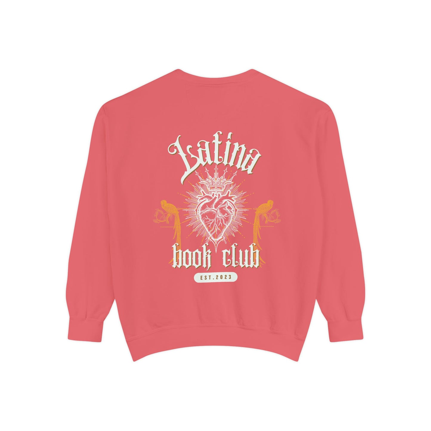 Latina Book Club Sweatshirt with Heart Anatomy Design