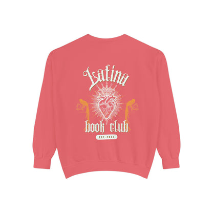 Latina Book Club Sweatshirt with Heart Anatomy Design
