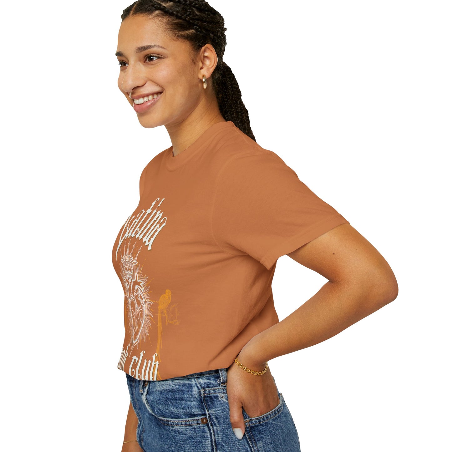 Latina Book Club T-shirt with Heart Anatomy Design