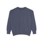 Bookish Latino Garment-Dyed Sweatshirt with Candles and Books Design
