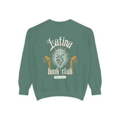 Latina Book Club Sweatshirt with Heart Anatomy Design