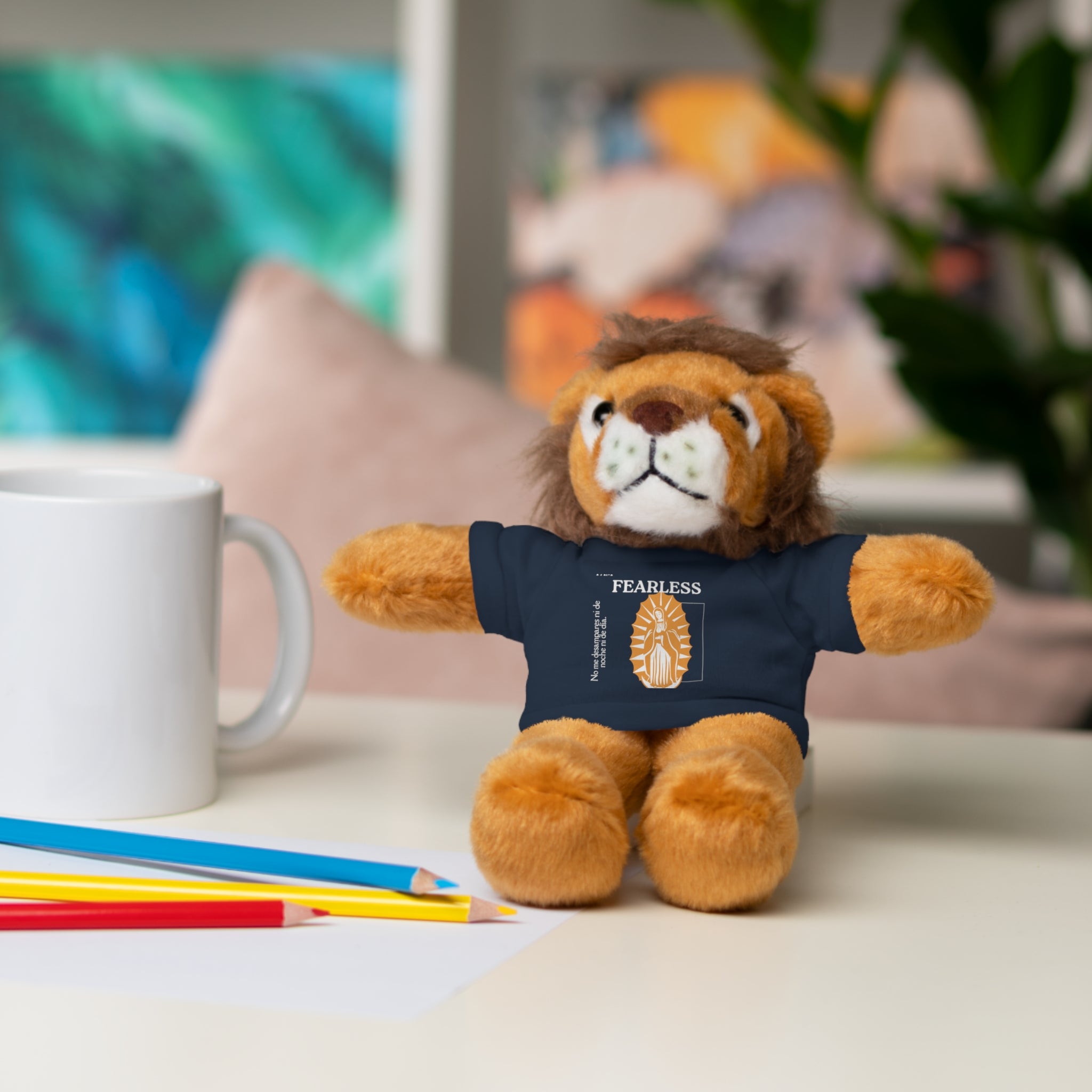 Adorable Stuffed Animal Tee Bear - Cute Gift for Kids, Baby Showers, Birthdays, Nursery Decor, Collectible Plush Toy