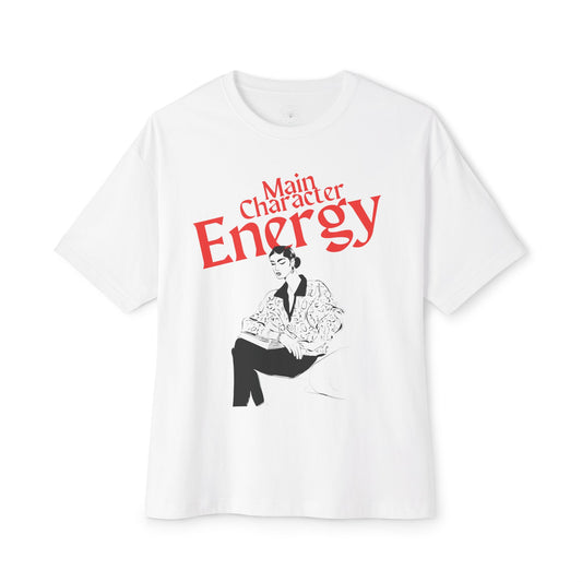 Main Character Manifesto: Latina TShirt Unisex Oversized Boxy