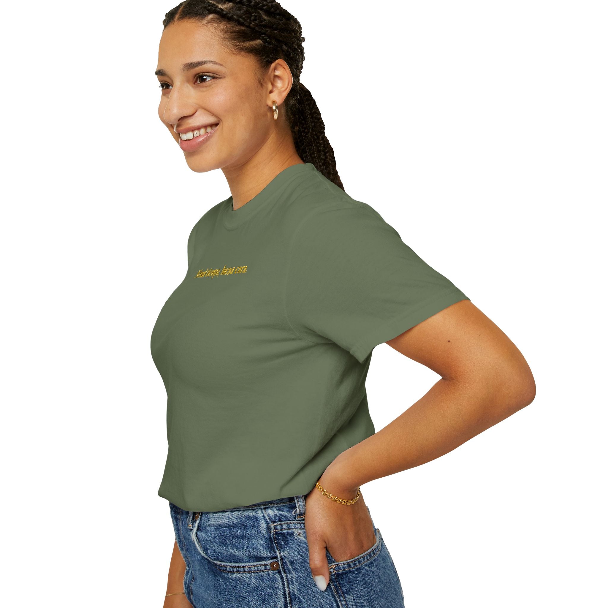 Embroidered Unisex T-shirt - Al mal tiempo, buena cara