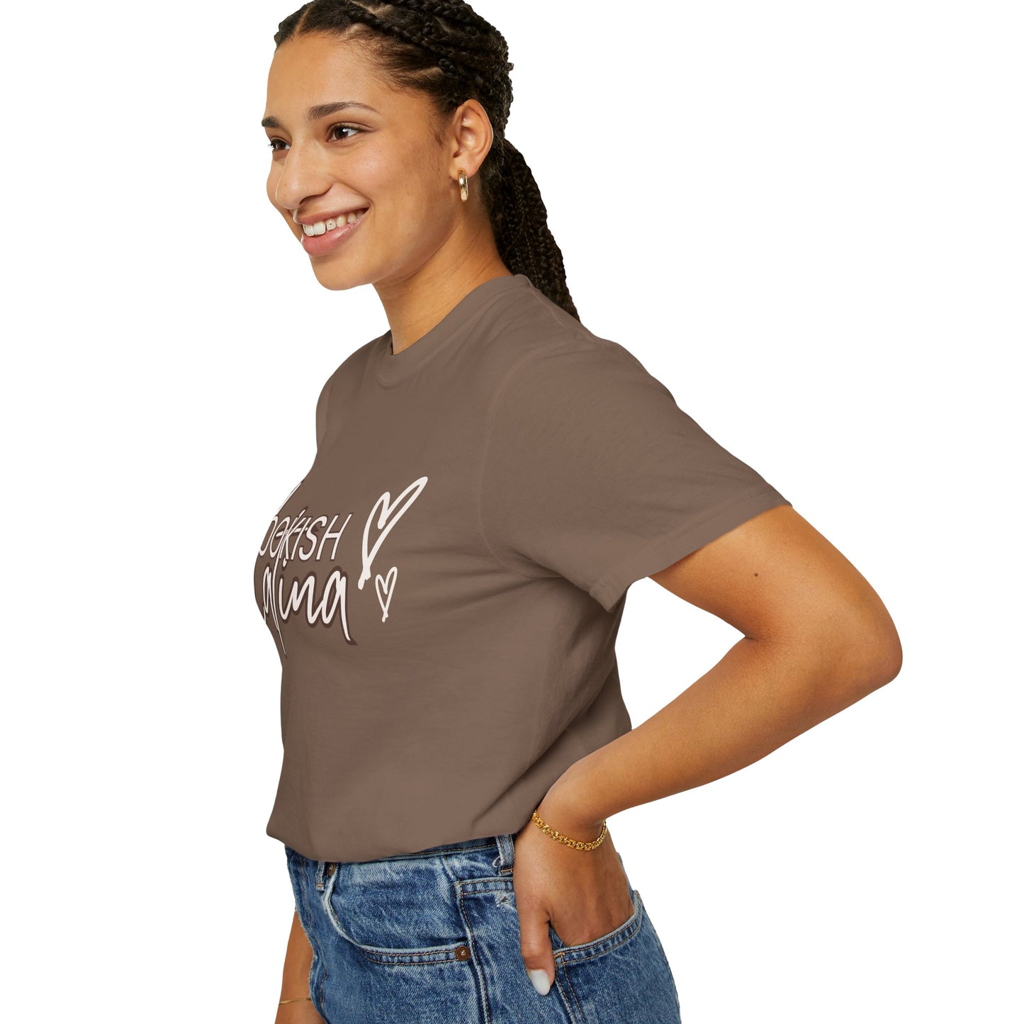 Bookish Latina Unisex T-Shirt- with hearts design