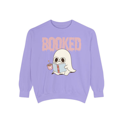 Booked Ghost with Coffee Sweatshirt