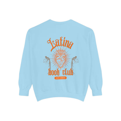 Latina Book Club Sweatshirt with Heart Anatomy Design