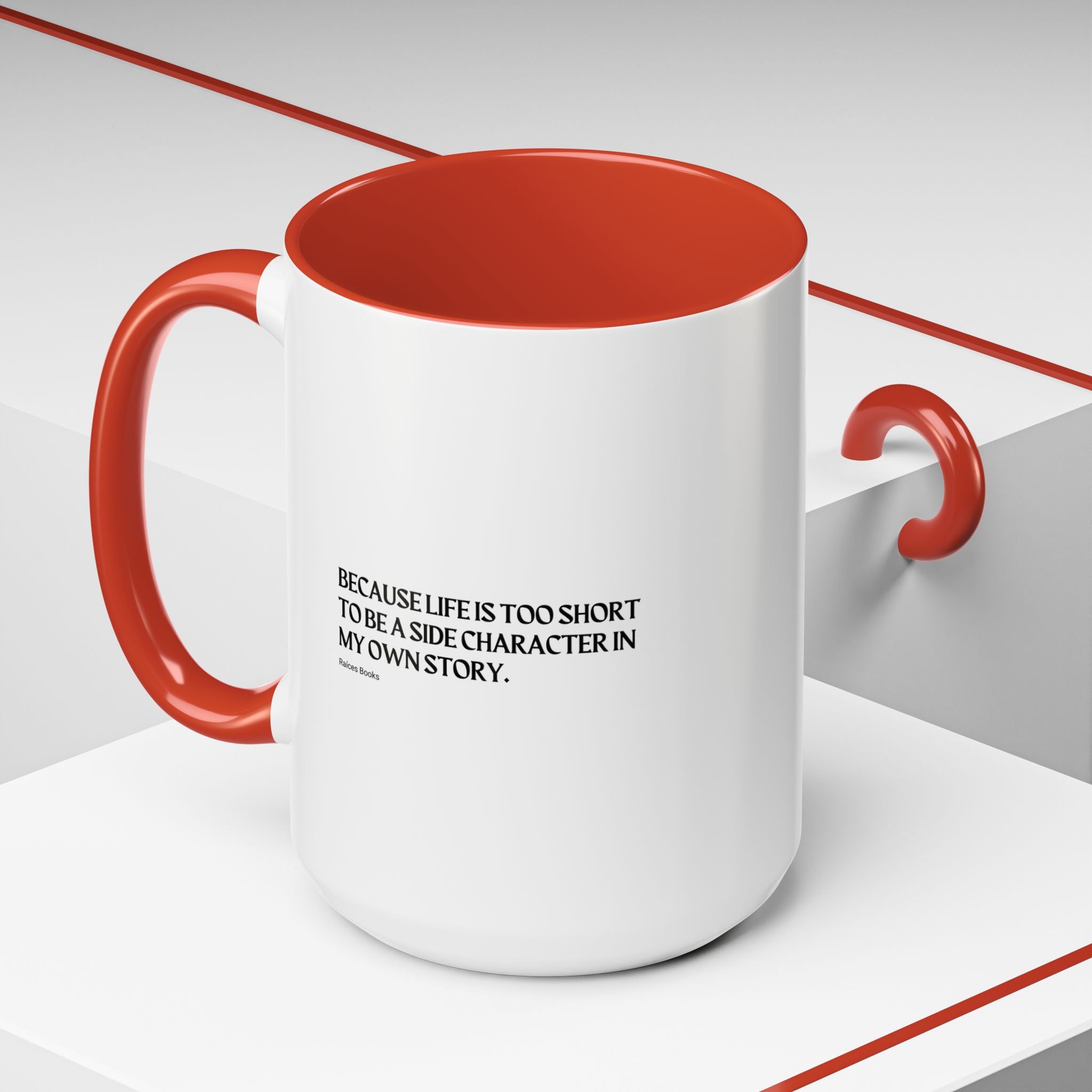 Coffee Mug - Main Character Energy with Girl Reading