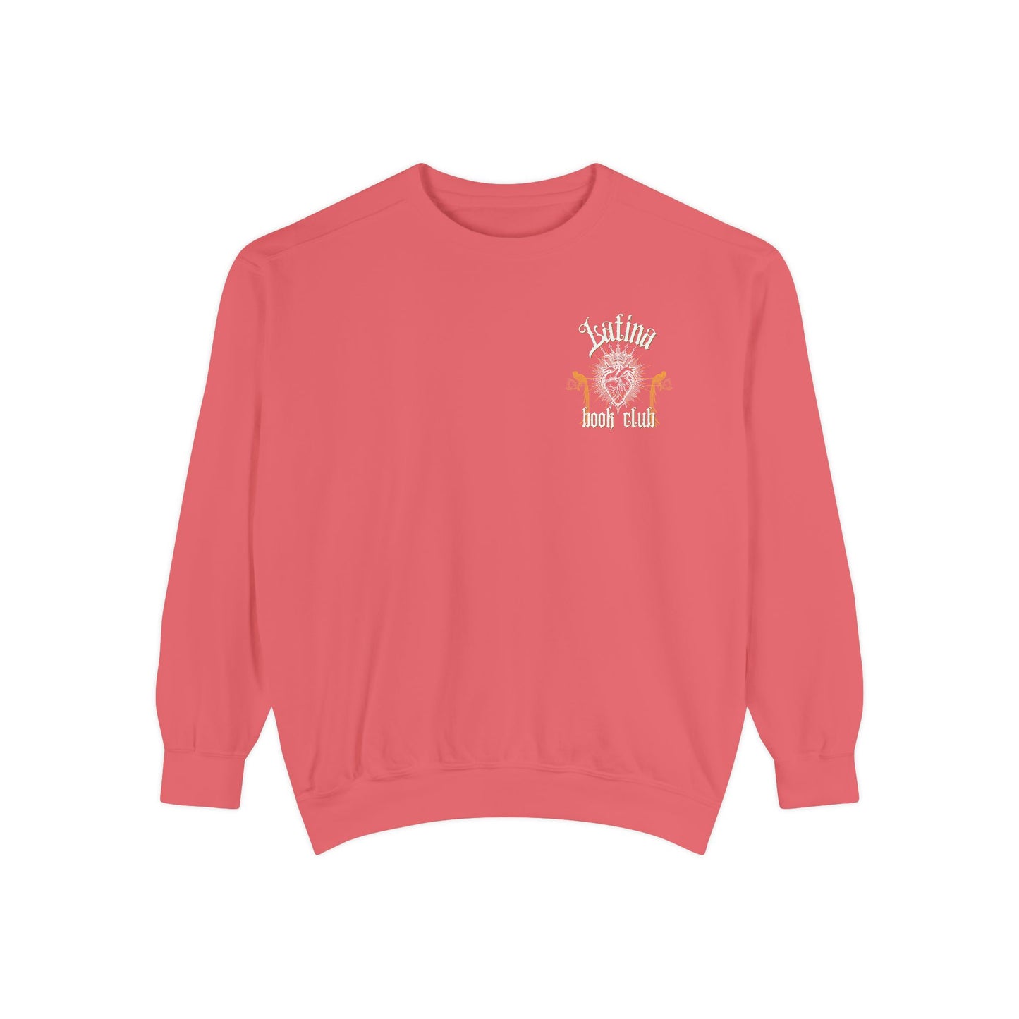 Latina Book Club Sweatshirt with Heart Anatomy Design