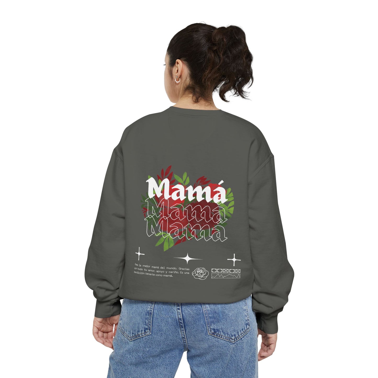 Rose Heart Mama Sweatshirt