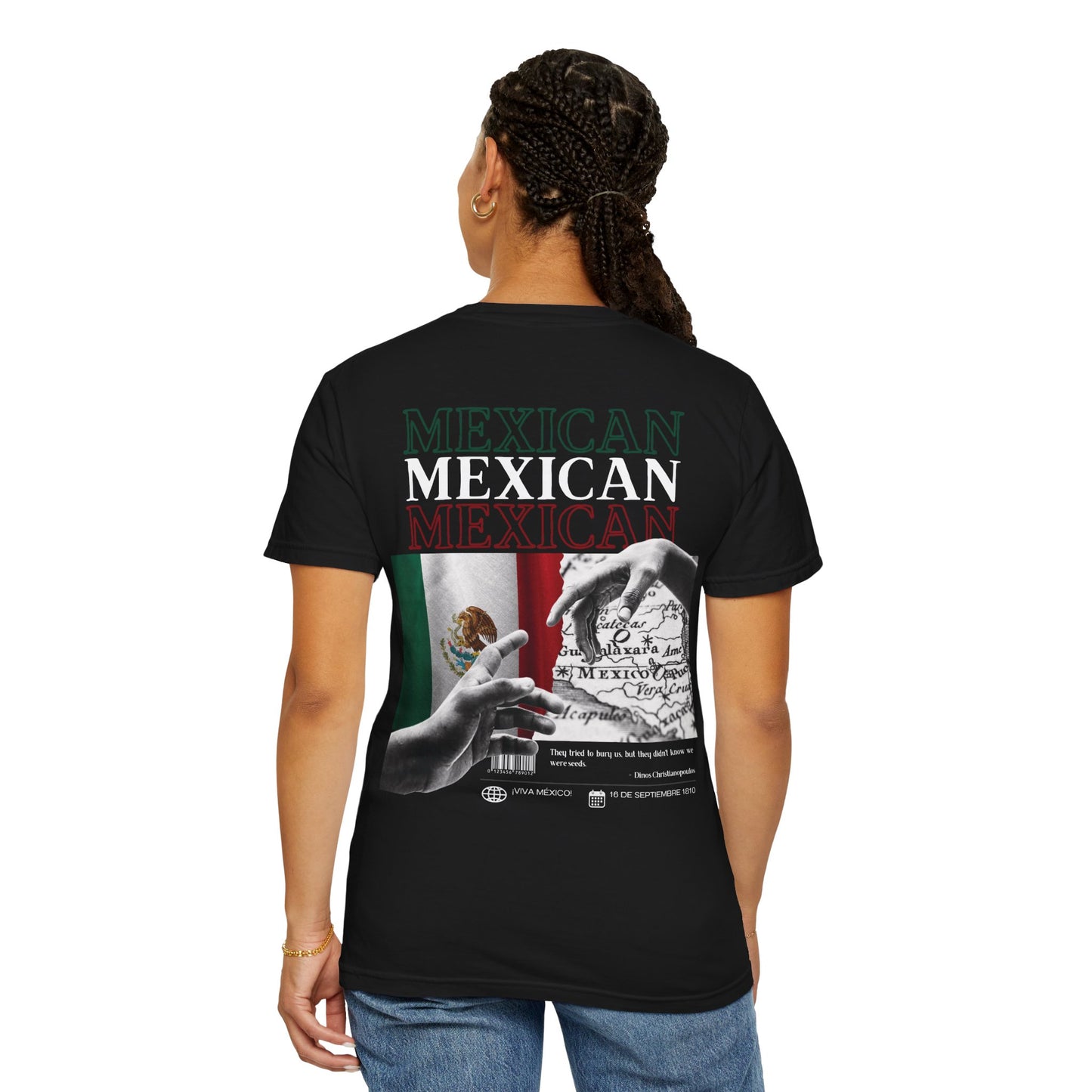 Mexican Flag Unisex T-shirt - Strength and Pride Design