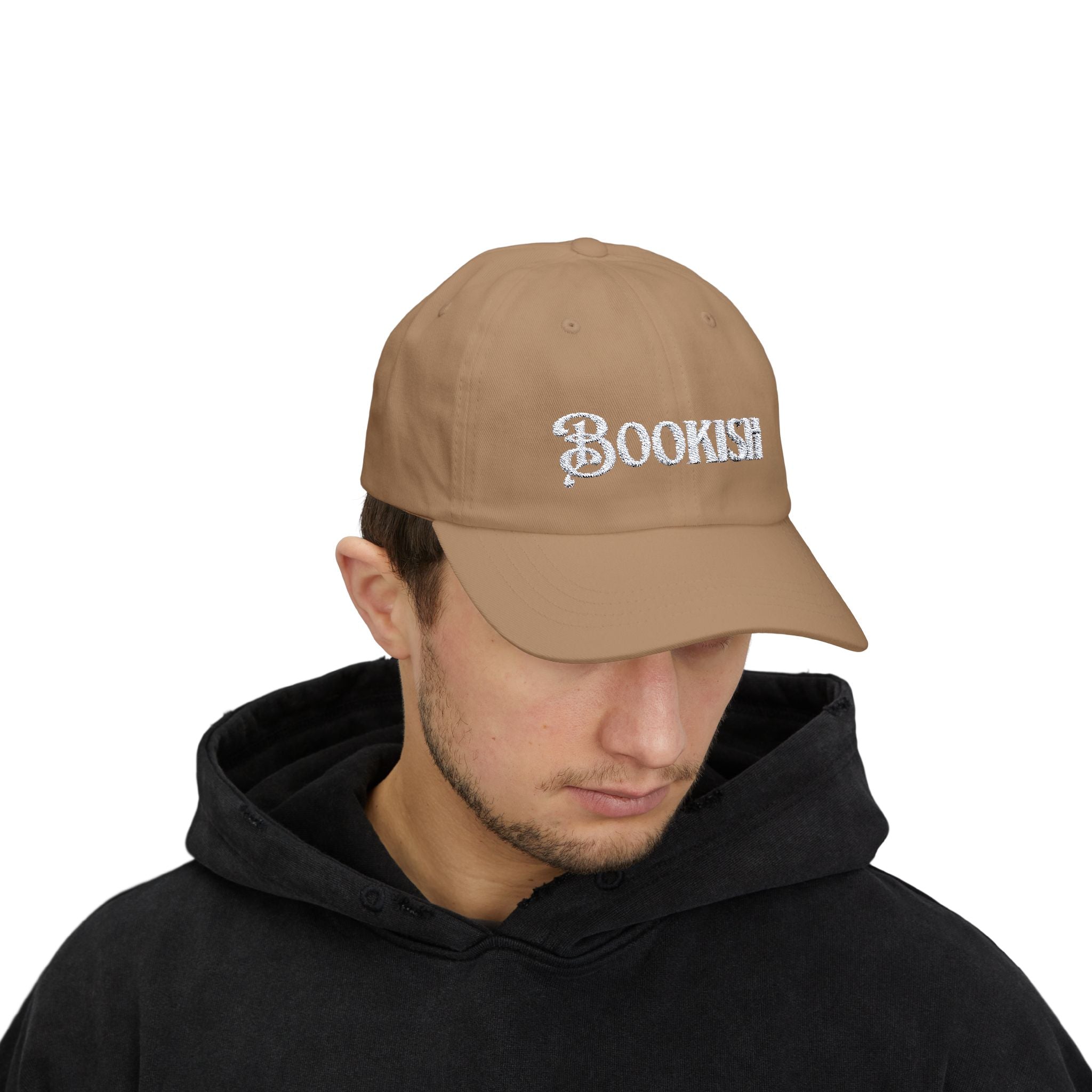 Embroidered Bookish Cap
