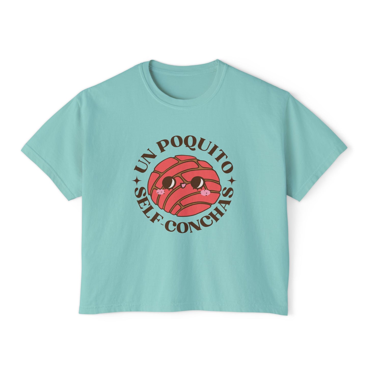 Boxy Tee with Un Poquito Self Conchas and Cute Concha Design