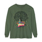 Long Sleeve T-Shirt - Magical Tree with Catrina and Roots Design