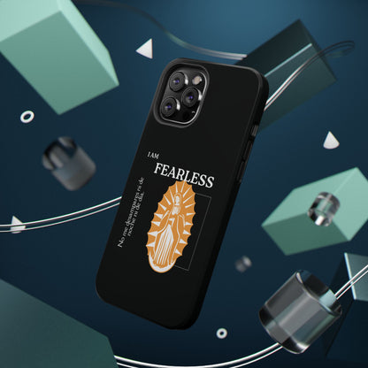 Fearless Impact-Resistant Phone Case, Protective Cover, Inspirational Gift, Unique Design, Motivational Cell Phone Case
