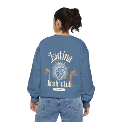 Latina Book Club Unisex Garment-Dyed Sweatshirt