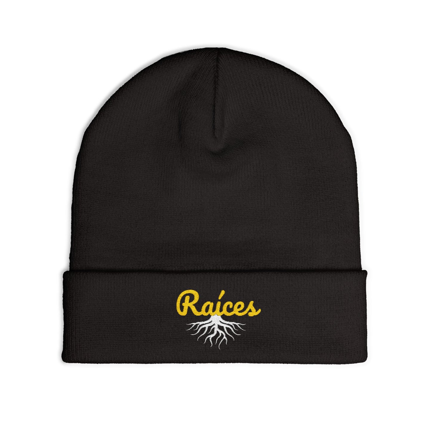 Beanie Hat Embroidered with raíces