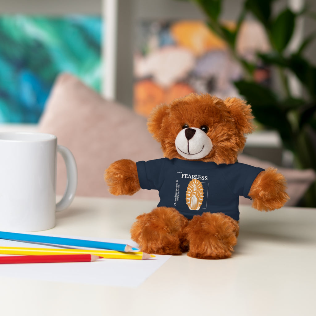 Adorable Stuffed Animal Tee Bear - Cute Gift for Kids, Baby Showers, Birthdays, Nursery Decor, Collectible Plush Toy