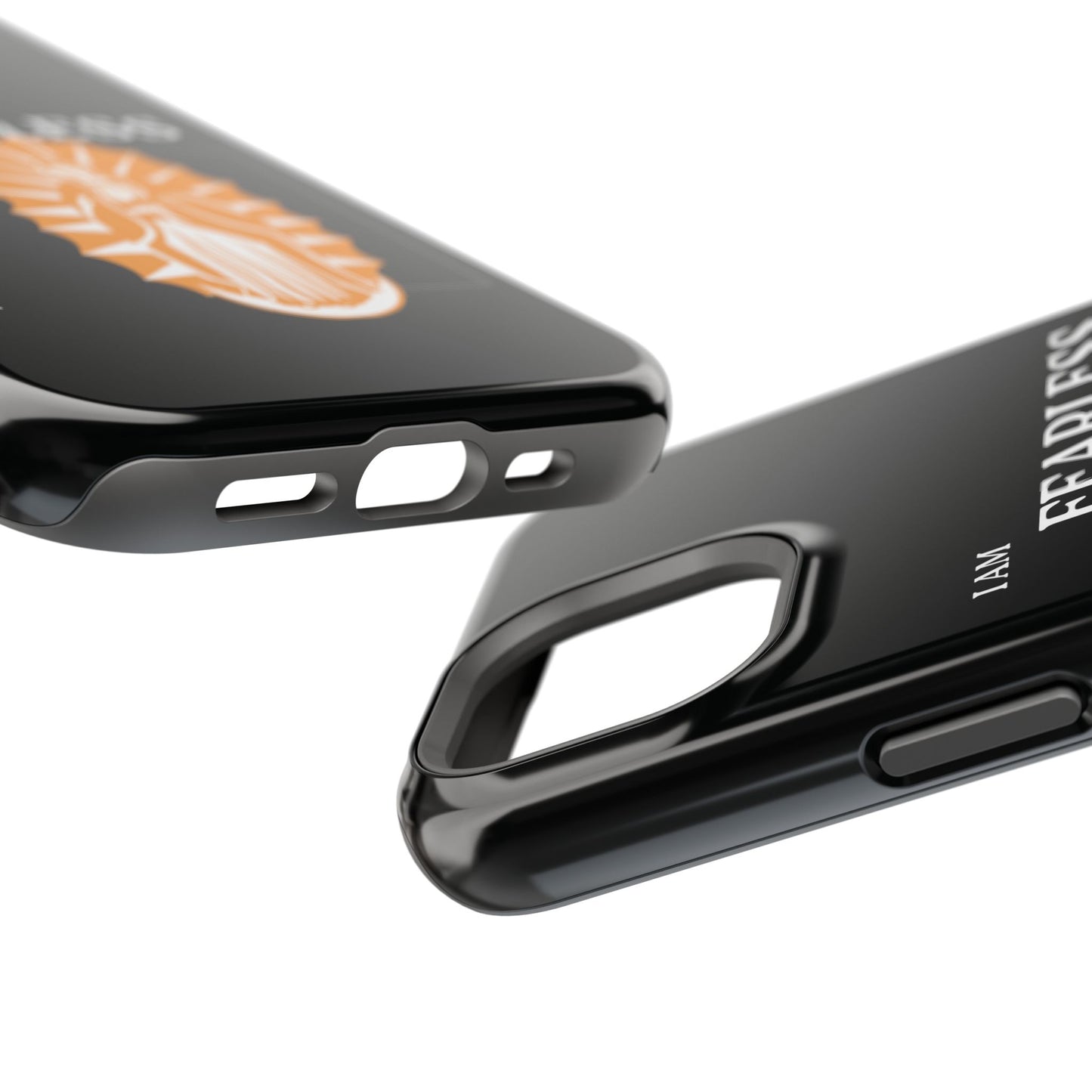 Fearless Impact-Resistant Phone Case, Protective Cover, Inspirational Gift, Unique Design, Motivational Cell Phone Case