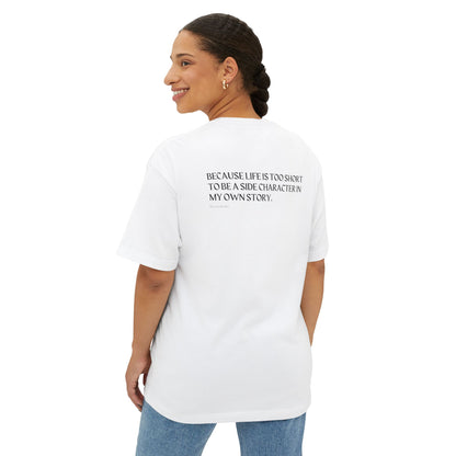 Main Character Manifesto: Latina TShirt Unisex Oversized Boxy