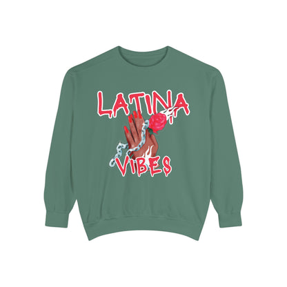 Garment-Dyed Sweatshirt - Latina Vibes