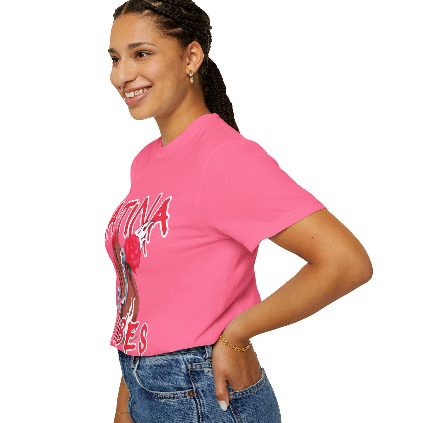 Bold, Stylish & Empowering Garment-Dyed T-shirt - Latina Vibes