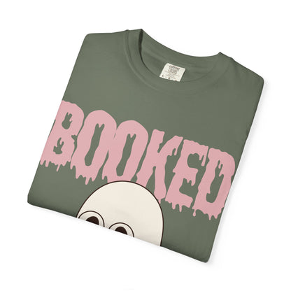 Booked Ghost with Coffee Unisex T-shirt
