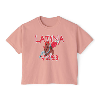 Latina Vibes Women's Boxy Tee – Bold, Stylish & Empowering