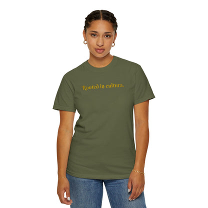Embroidered Rooted In Cultura Unisex Tee