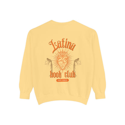 Latina Book Club Sweatshirt with Heart Anatomy Design