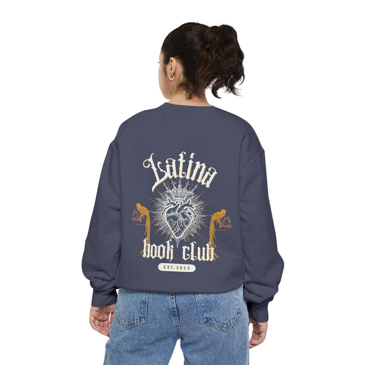 Latina Book Club Unisex Garment-Dyed Sweatshirt