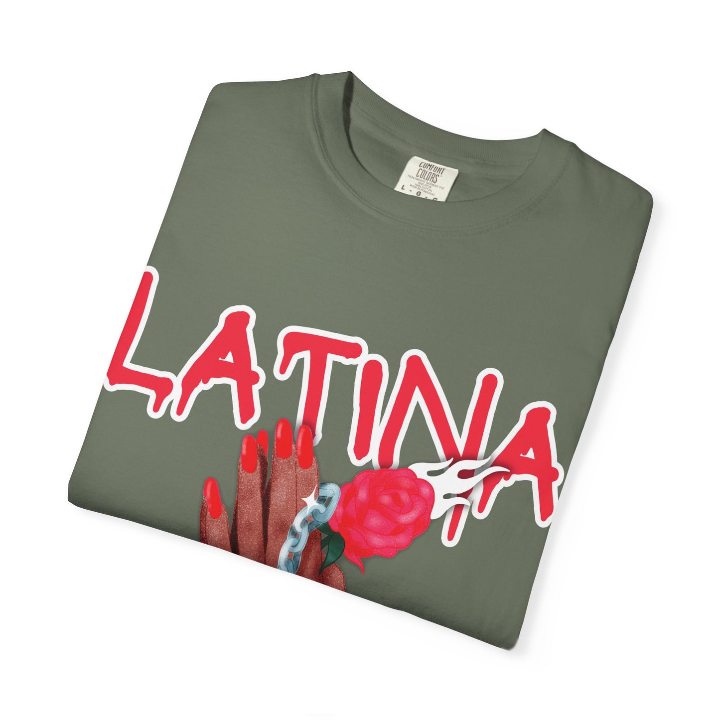 Bold, Stylish & Empowering Garment-Dyed T-shirt - Latina Vibes