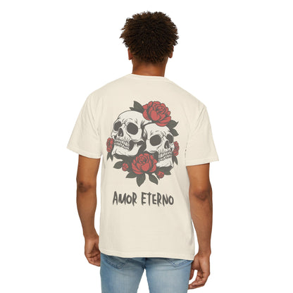Skull and Roses Tshirt - Amor Eterno Design