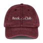 Vintage Book Club Cap - Casual Embroidery Hat for Readers