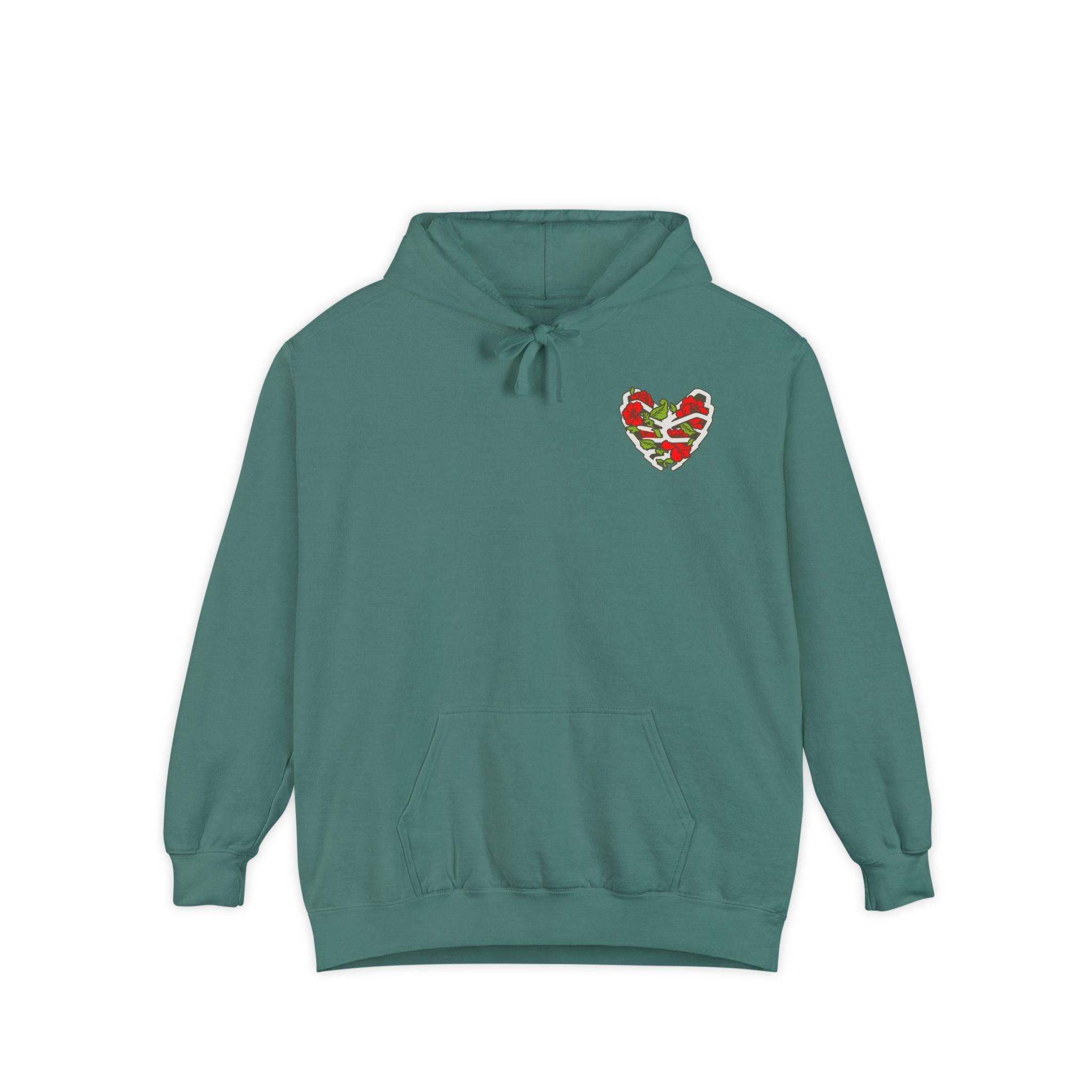 Autentico, Chingon Latino with Calavera Heart Unisex Hoodie