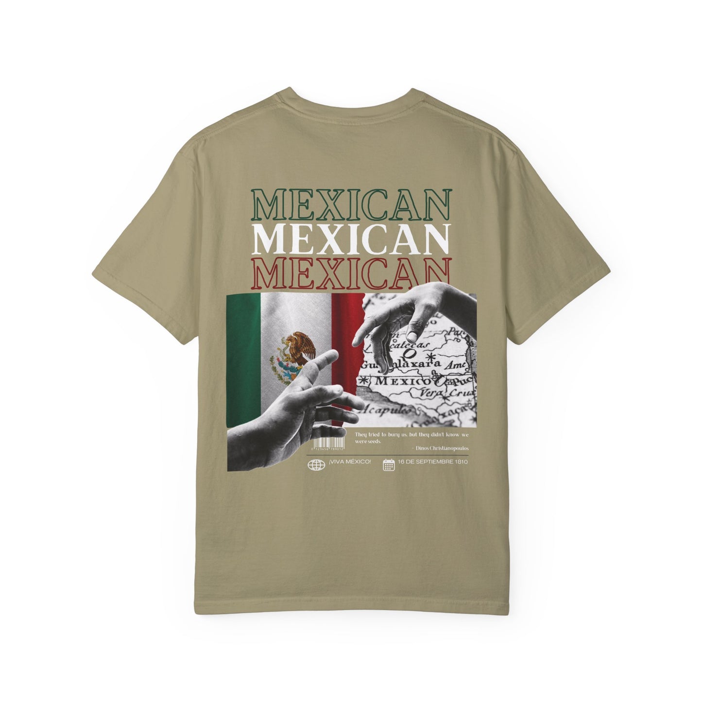 Mexican Flag Unisex T-shirt - Strength and Pride Design