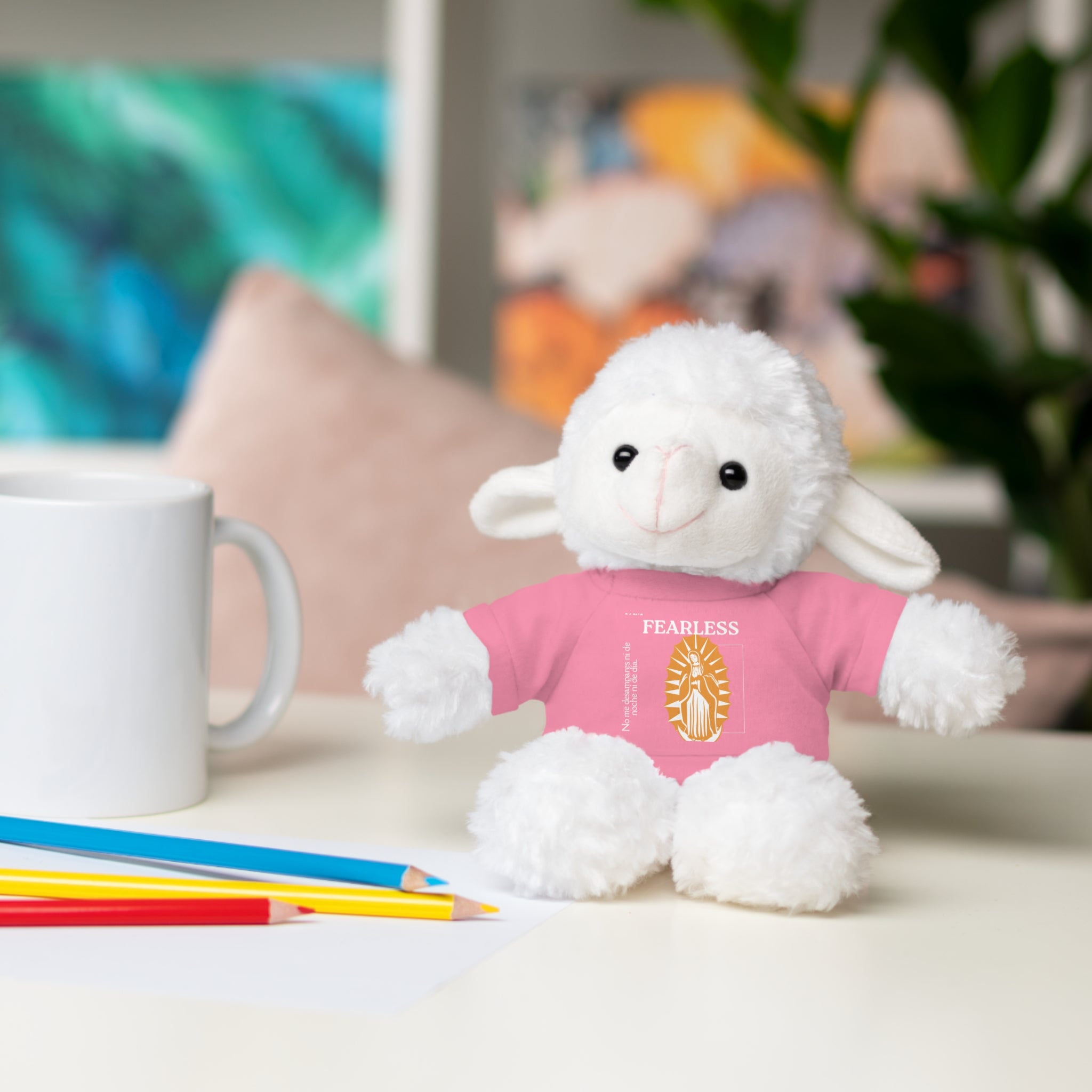 Adorable Stuffed Animal Tee Bear - Cute Gift for Kids, Baby Showers, Birthdays, Nursery Decor, Collectible Plush Toy