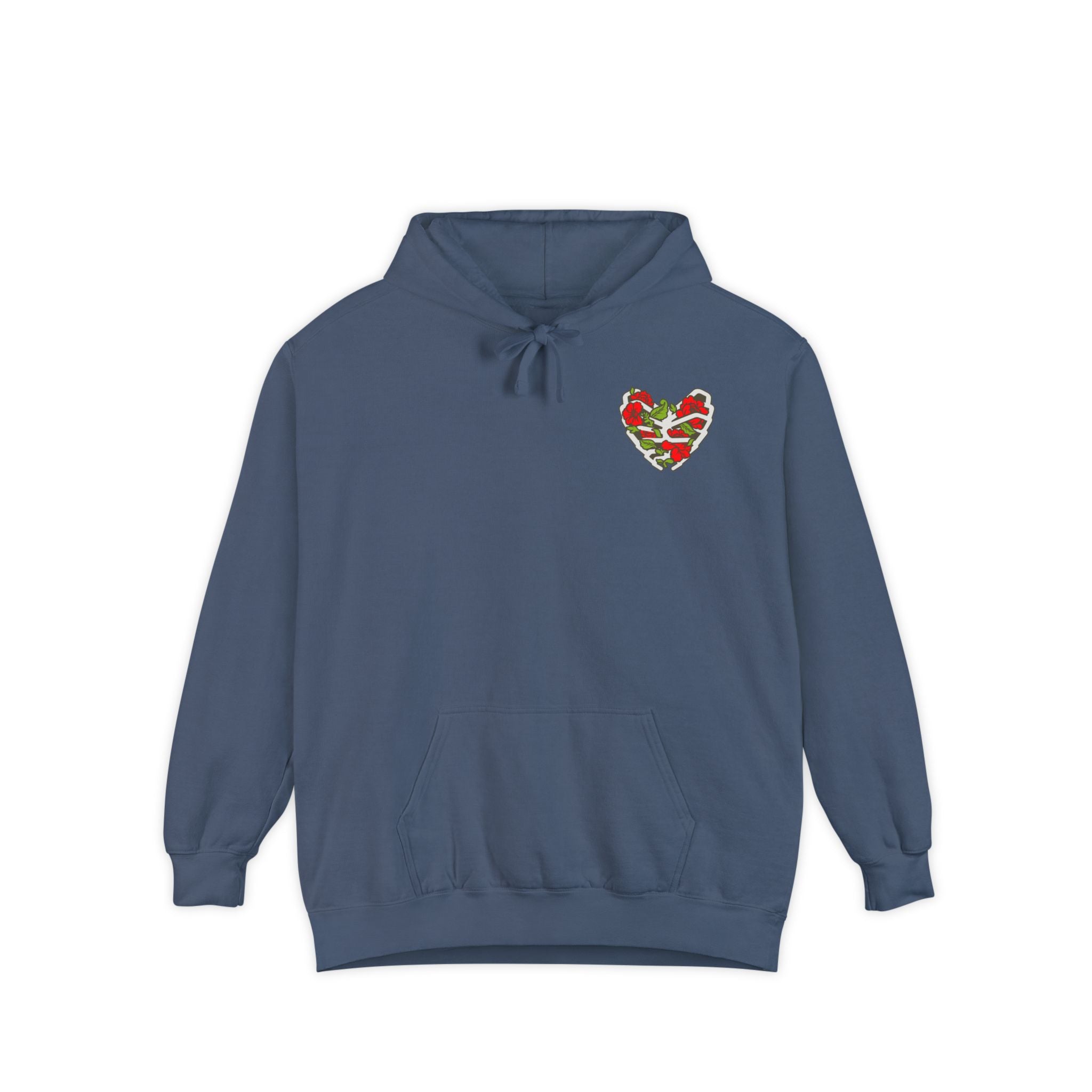Autentico, Chingon Latino with Calavera Heart Unisex Hoodie