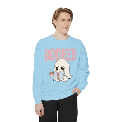 Booked Ghost with Coffee Sweatshirt