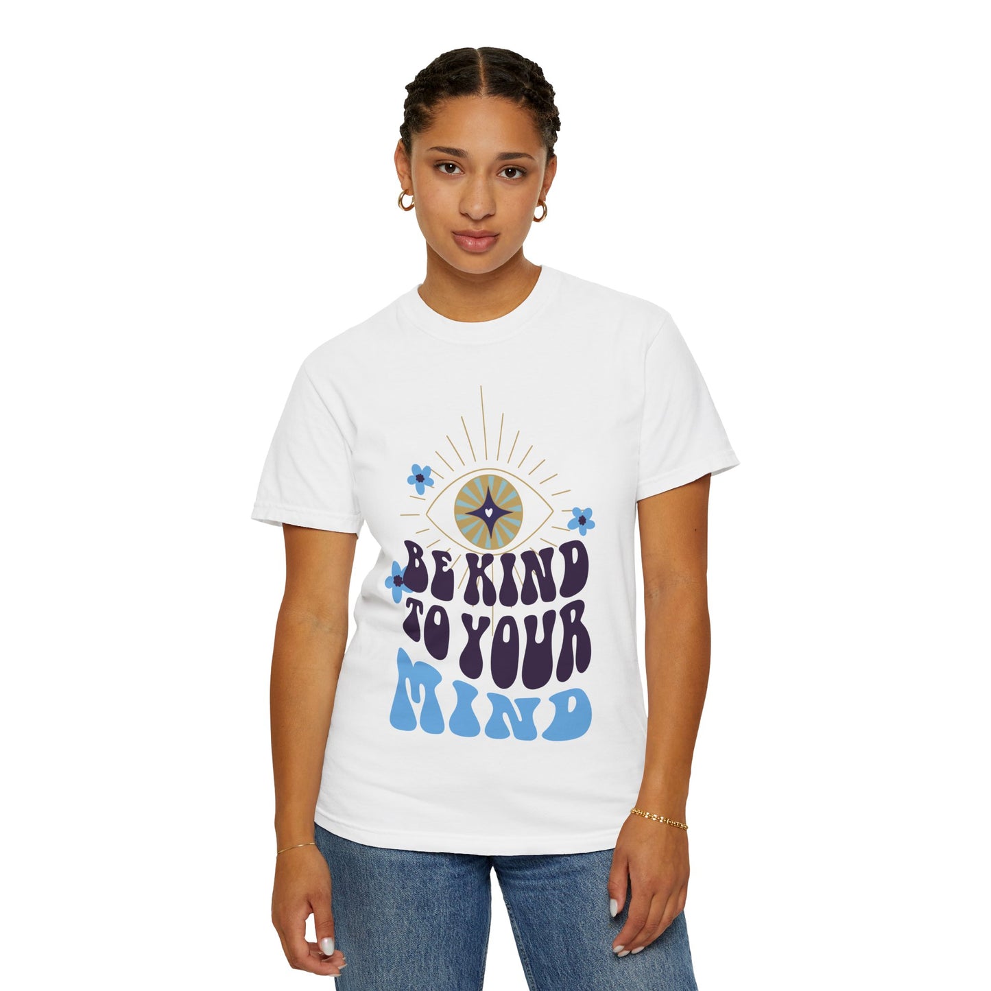 Mindful Eye Unisex T-shirt - Be Kind to Your Mind Design