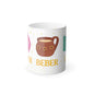 Comer, Beber, Leer Color Morphing Mug, 11oz