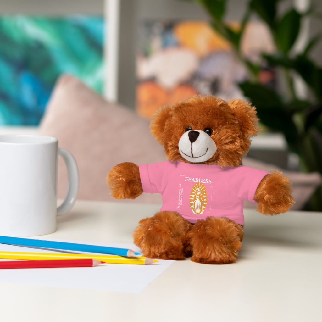 Adorable Stuffed Animal Tee Bear - Cute Gift for Kids, Baby Showers, Birthdays, Nursery Decor, Collectible Plush Toy