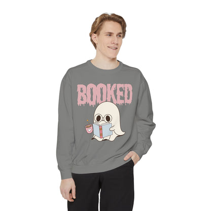 Booked Ghost with Coffee Sweatshirt