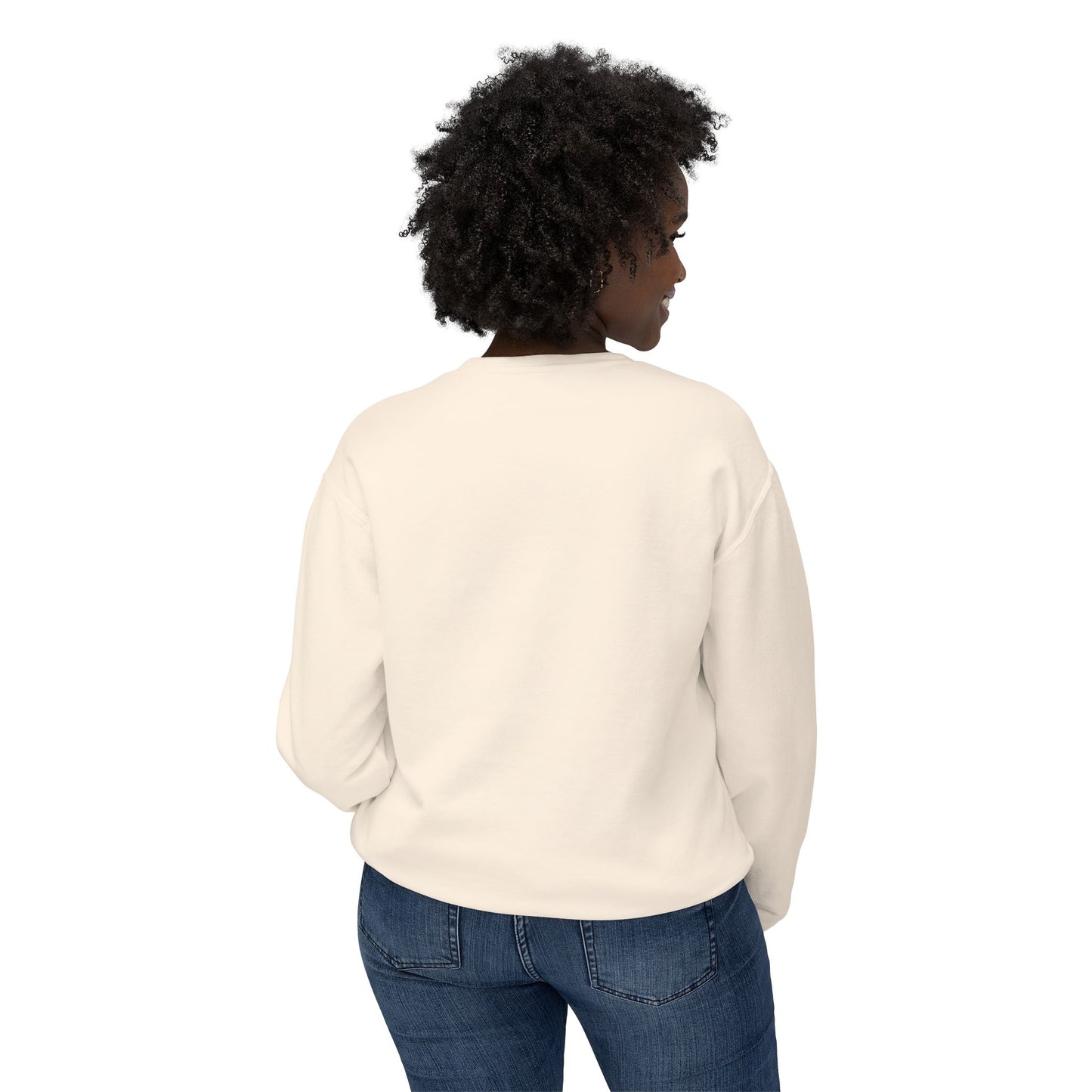 Ghost Reading Book Lightweight Sweatshirt