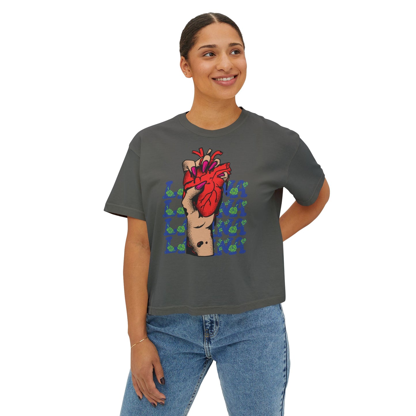 Latina de Corazón Boxy Tee